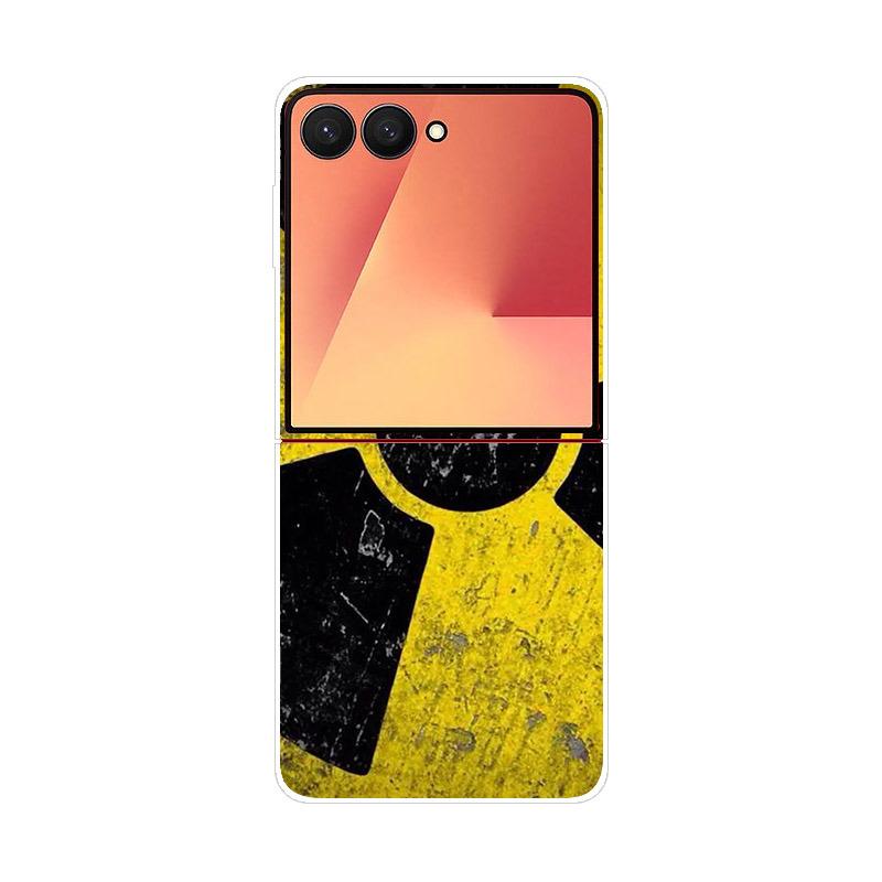 Luxury Transparent Phone Case For Samsung Galaxy Z Flip 7 Cases Hard PC Folding Cover For Galaxy Z Flip7 Shockproof Capa Fundas