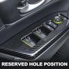 4X Carbon Fiber Car Door Switch Panel Cover Lock Trim for Honda CRV 2017-