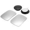 2PCS Car 360° Wide Angle Convex Rear Side View Blind Spot Mirrors Accessories-