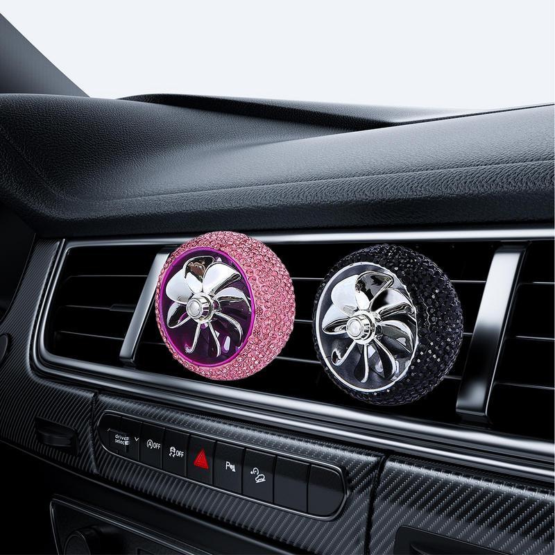 Difuzor Aromaterapie Auto Nou Strassuri Odorizante Aer Camion Ieșire Aer Odorizant Aer Design Ventilator Rotativ Cadou Crăciun