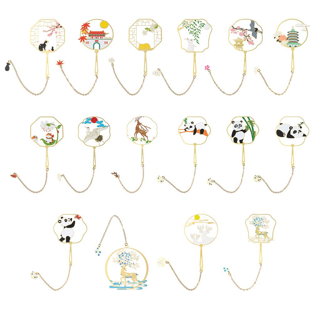 

Закладка с узором в виде крыльев кролика и цикады, латунная подвесная закладка, полая закладка для книг, папка со страницами