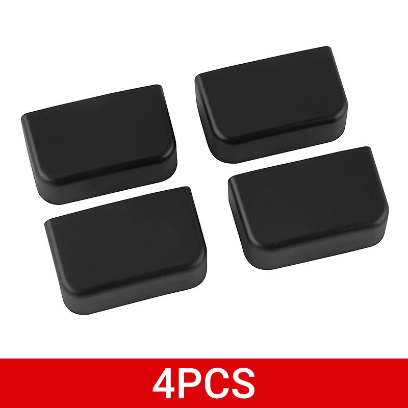 

Для Tesla Model 3 Y 2021 2022 2023 2024 2025 4 шт. автомобильный задний направляющий рельс противоударный резиновый заглушка защитный чехол наклейка чёрный