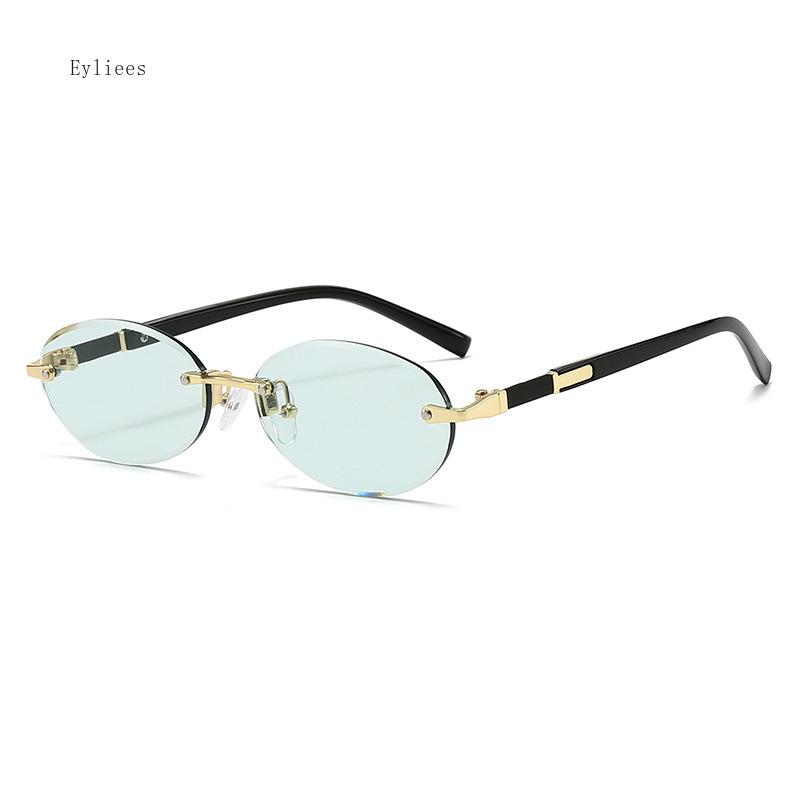 New Trend Sunglasses For Men Women Fashion Retro Oval Frame Eye Protection Goggles Unisex Vintage Uv400 Sun Glasses Eyewear