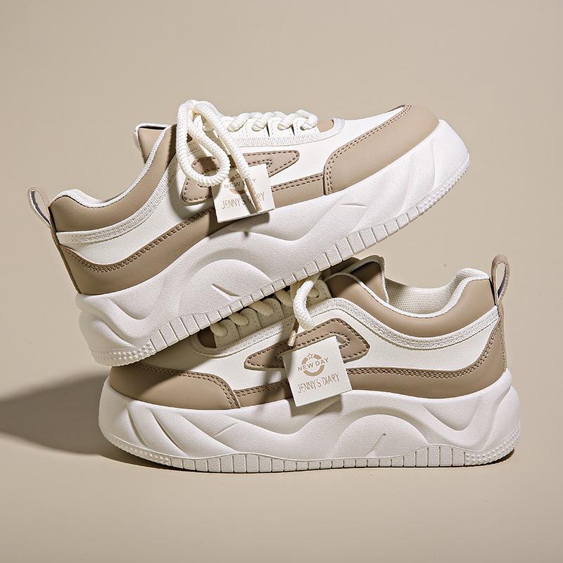 

2025 весна белые туфли новая корейская версия ins студентки увеличение роста спортивные кеды модная повседневная обувь уличный аукцион CBD16 40 хаки