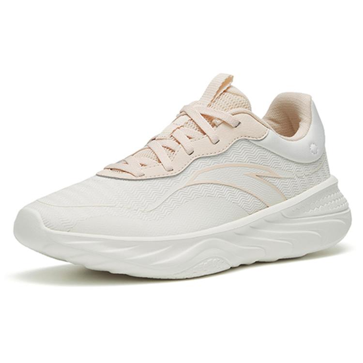 Anta Lightweight Cushioning Low top Running Shoes Women's White Blue 122247715-4