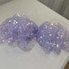 Cute Style Sequins Bowknot Shape Hair Claw Summer Hair Accessories for Women High Ponytail Party Anti-Slip Hairpins