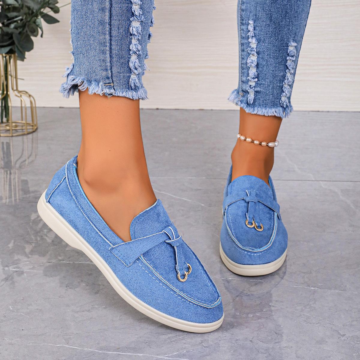 мода Новые весенние женские кроссовки на плоской подошве повседневные туфли женские — фото 9