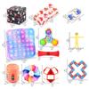 24Pcs Christmas Stress Relief DIY Toy Set Decompression Fidget Kit for Kids & Adults Holiday Gift