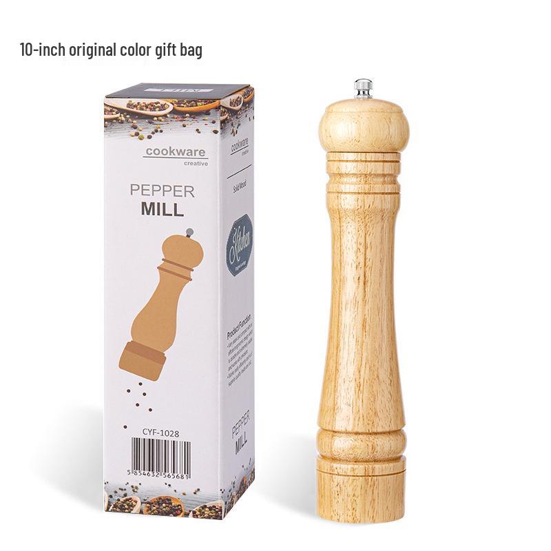 Manual Solid Wood Pepper Grinder with Ceramic Core