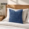 Smooth Zipper Pillow Cover Couch Throw Cover, Decorative Soft Cozy Chenille Case, Rustic Wrinkle-resistant Pillowcase Farmhouse Fall for Living