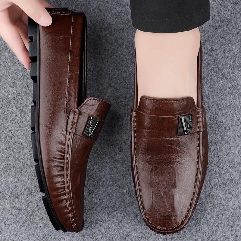 Genuine Leather Shoes Men Loafers Comfortable Casual Shoes Men Flats Moccasins Men Footwear
