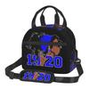 Zeta Phi Beta 1920 Insulated Lunch Bag Portable Waterproof Thermal Lunch Box with Adjustable Shoulder Strap for Picnic Beach