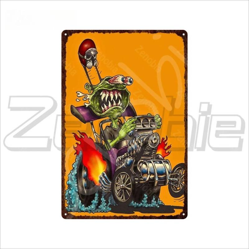 Retro Movie Poster Metal Sign, Vintage Cinema Wall Decor 20x30cm