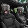 1 pair Soft Car Headrest Covers Print Seat Headrest Protector  Vehicle Seat Decoration