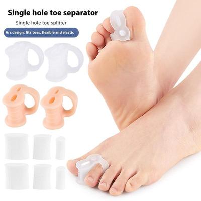1pairs Toe Protector Relief Pain From Bunion Overlapping And Drifted Toe Toe Separator Bunion Corrector Gel Toe Spacer