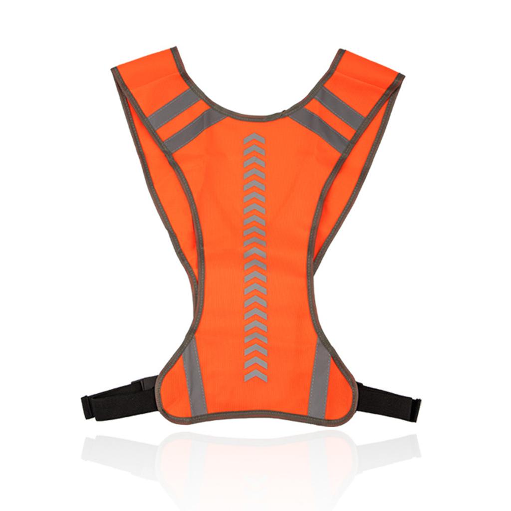 Reflective Running Vest,Thin Night Cycling Safety Vest,High Visibility Battery Powered LED Reflective Vest For Runners Night
