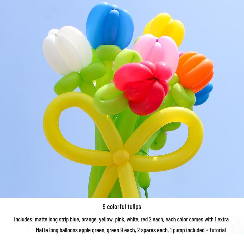 Ins Xiaohongshu DIY Blumen-Ballonstrauß-Set für Kinder - Japanische & Koreanische Partyballons