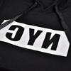 Frauen Mode Brief Muster Hoodie Casual Kurzarm Kordelzug Zipper Hoody Bodycon Kurzes Kleid