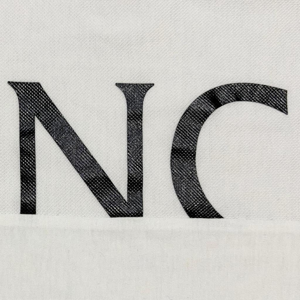 MONCLER Half Logo T-Shirt White Men's Size S Model I10918C000558390Y