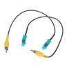 1/2 Buc Cablu Adaptor pentru Cameră Retrovizoare Conector Fakra la RCA Linie de Marșarier Cablu de Conversie Vedere Spate Auto