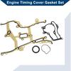 Engine Timing Cover Gasket Set TCS46156 for Chevrolet Cruze 2011-2015 Chain Case Cover Gasket Long-lasting Sealing Rubber,Metal 1 Set Yellow,Black