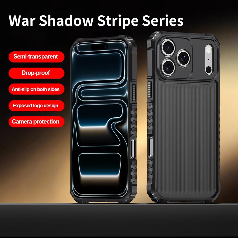 KEYSION Heavy Duty Shockproof Phone Case for iPhone 17 Pro Max 17 Air Translucent Matte Back Cover for iPhone 14 15 16 Pro Max