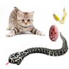 Funkgesteuertes Katzenspielzeug, Katzen-Zerrspielzeug, Schlange, Fernsteuerbare Schlangenspielzeug, Bewegliche Fernbedienung, RC-Simulation, Grusliges Scherzspielzeug, Katzenspielzeug, Katze