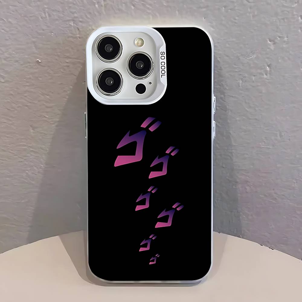

J-JoJo Bizarre Adventure JJBA Phone Case For iPhone 17,16,15,14,13,12,11,Pro,Max,Plus,SE,Air,Mini Anti Fall White Bumper iPhone13mini
