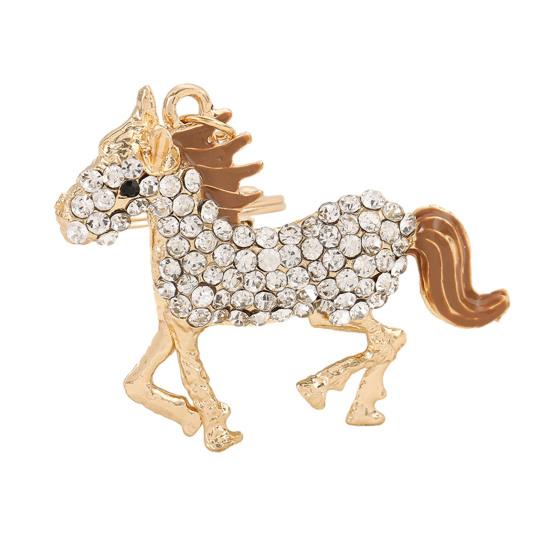 Keychain Pendant 2026 Year of Horse Mascot Good Luck Charm Key Chain Bags Backpacks Car Decoration Chinese New Year Gift