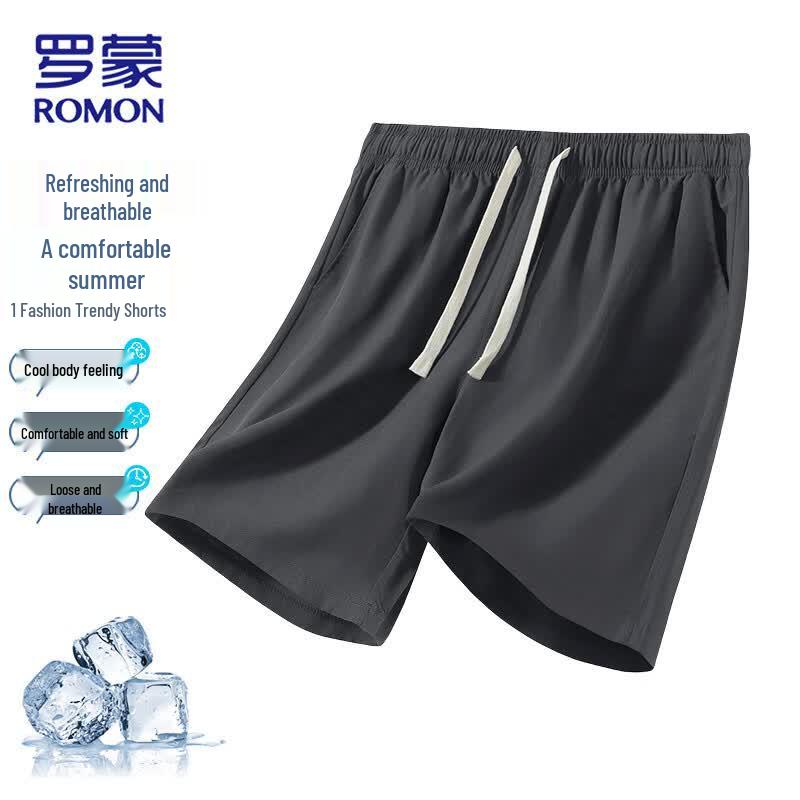 Romon Men s Ice-Feel Casual Summer Shorts XL