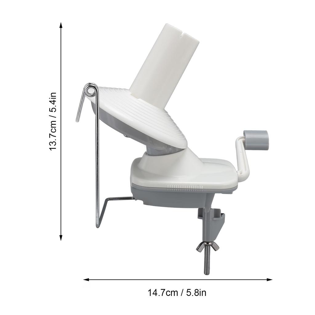 Nawijarka do kłębków Maszyna dziewiarska Krosno Nawijarka do kłębków przędzy Nawijarka ręczna Nawijarka do kłębków Włóczka Hobby Łatwa w użyciu Zestaw do robienia na drutach Artykuły rzemieślnicze
