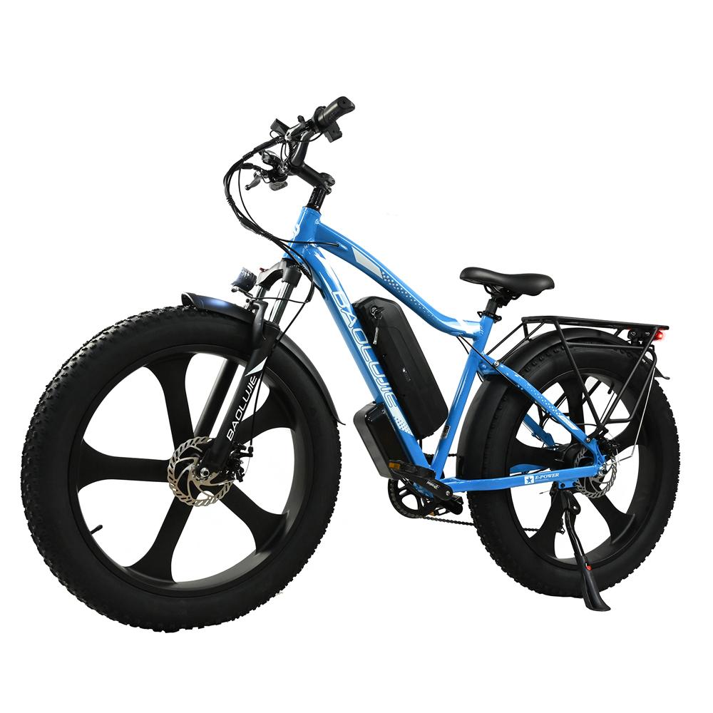 BAOLUJIE DP-2620 Integrated Wheel Adult E-Mountain Bike  500W Motor 48V13AH Battery 26 Inch Fat Tires Off-Road Electric All-Terrain Electric Bicycle