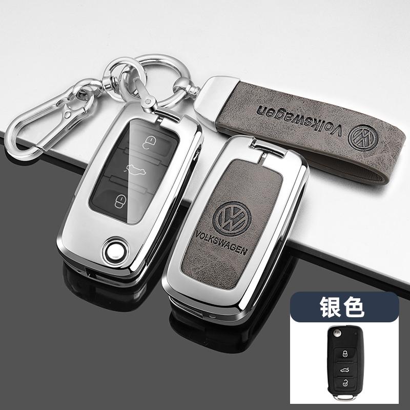 For VOLKSWAGEN VW Car Key Case Cover Shell For Volkswagen VW Polo Golf Passat Tiguan Beetle Caddy T5 Up Eos Skoda Octavia Seat L