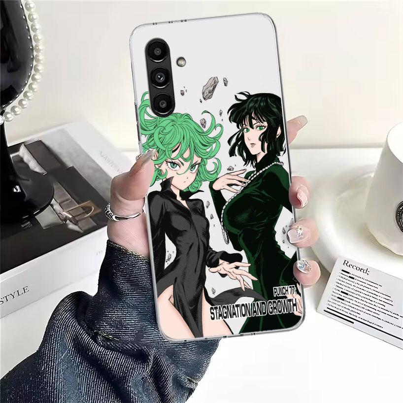 One P-Punch-Man Tatsumaki Phone Case For Samsung Galaxy A13 A14 A15 A16 A17 A53 A54 A55 A56 A57 A33 A34 A35 A36 A37 A23 A24 A25
