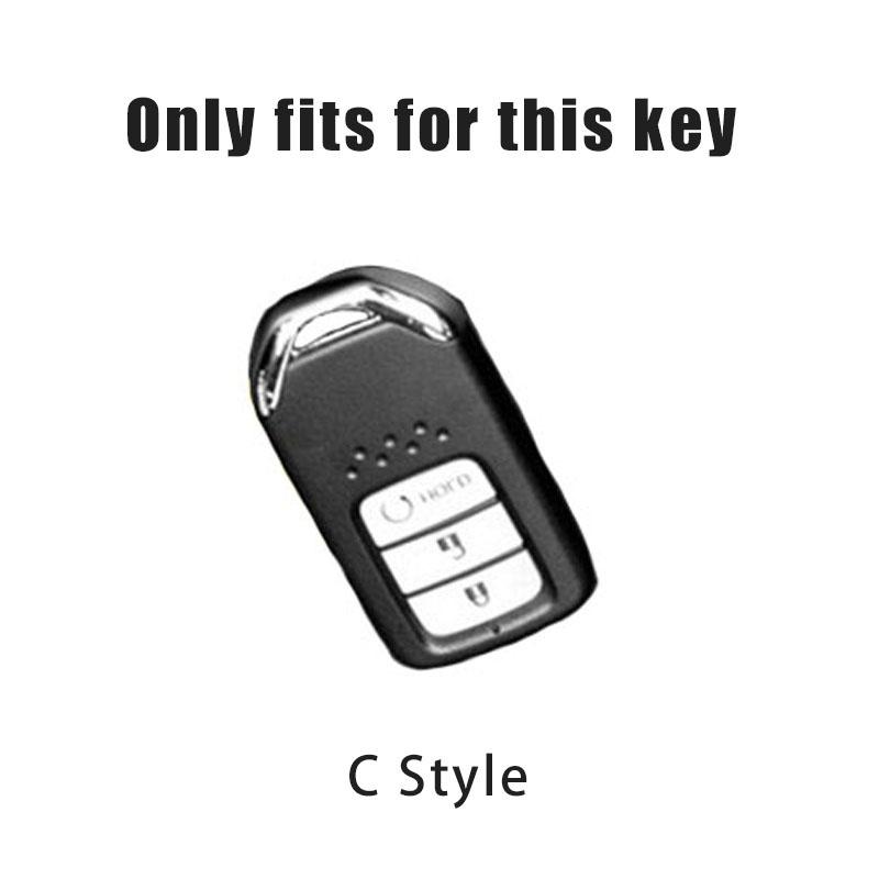 TPU Car Remote Key Case Cover Protective Holder Shell Accessory For Honda Accord Civic CR-V Fit HR-V Pilot EX Odyssey Crosstour