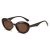 Winter Oval Sunglasses, Retro Simple Round Glasses, Personalized Versatile Y2K Sunglasses