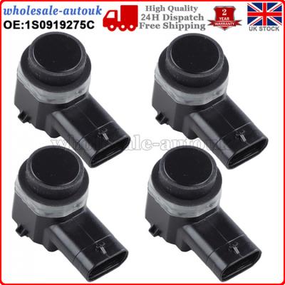4PCS PDC Parking Sensor For VW Golf Mk6 T5 Transporter Passat B6 B7 Polo F R L R