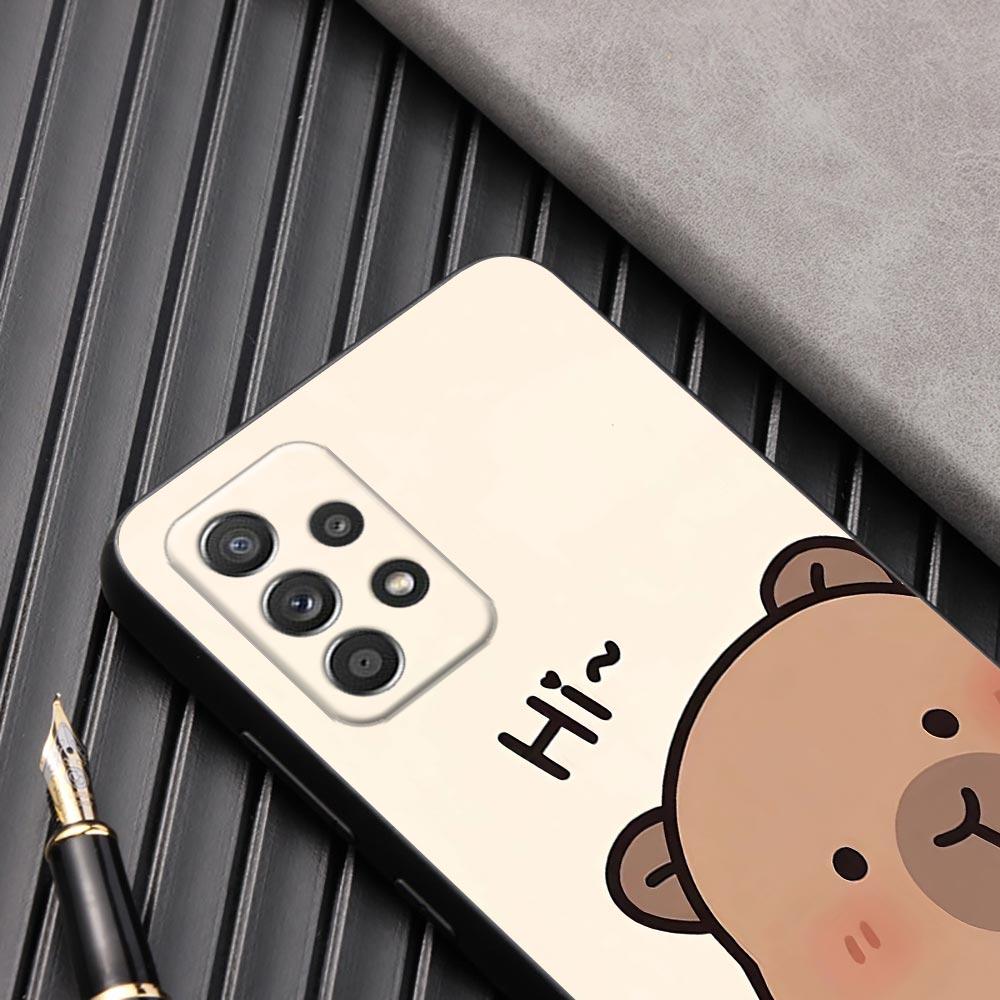Capybara Niedliche Handyhülle Für Samsung Galaxy A57 A56 A37 A55 A36 A26 A54 A52 A35 A34 A25 A17 A16 A15 A07 A06 Weiche Silikonhülle