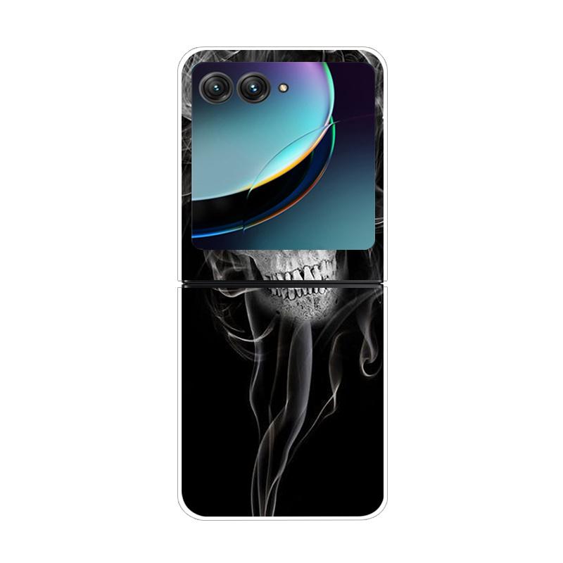 Pouzdro Pro Motorola Razr 40 Ultra Průhledné Pevné Skládací Luxusní Vzor Pro Motorola Moto Razr 40 Ultra Čiré Kryt Razr40 Ultra