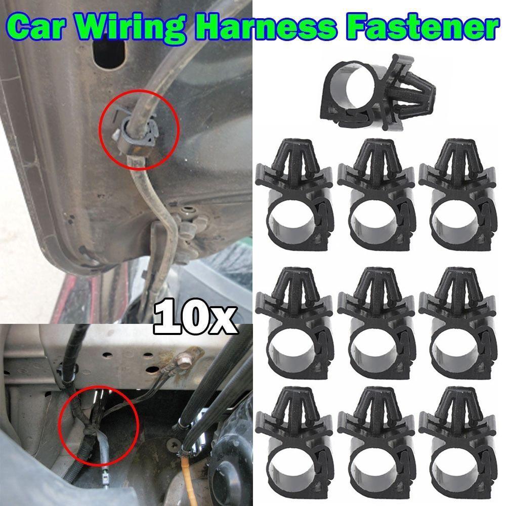 Wiring Fasteners 11mm/0.43inch Black Car Accessories