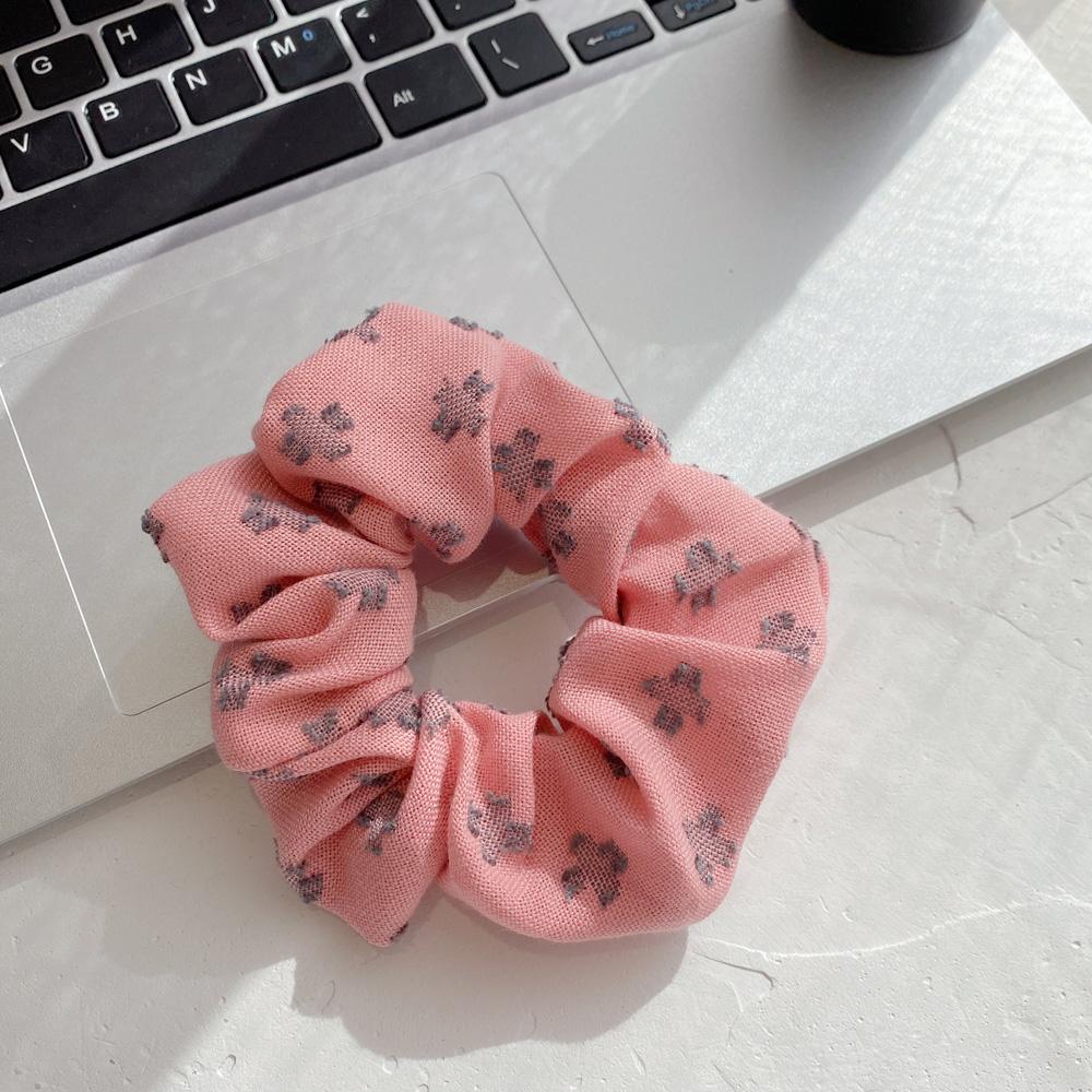 Velvet Wool Designer Scrunchy Hair Ties Cotton Famous Brands Women's Elastic Hair Accessories Rubber Bands Set for Hair