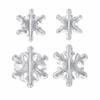 Clear Christmas Hanging Ornament 300cm Snowflake Beaded String Acrylic Bead Chain  Party Decoration