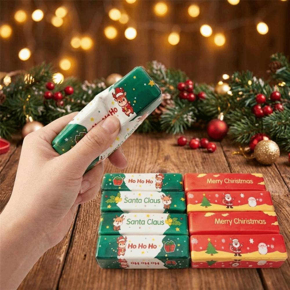 Christmas Theme Slow Rebound Butter Stick Squishy Fidget Decompression Toy Christmas Gift