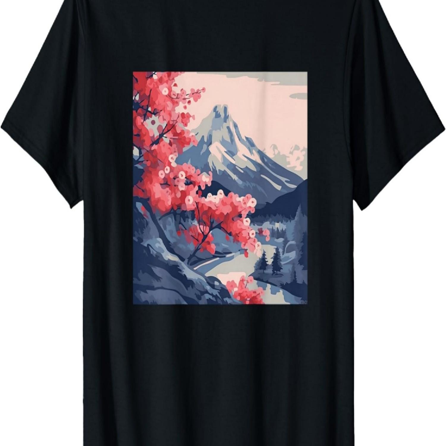 Sakura Cherry Blossoms T-Shirt(2) S