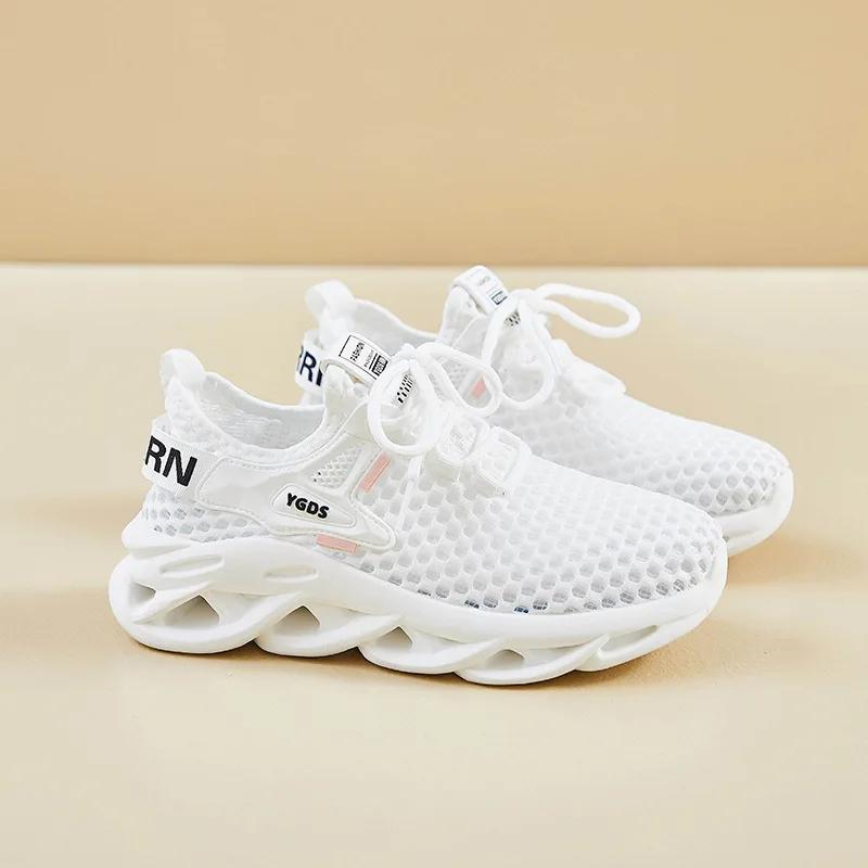 2024 Women's Casual Sports Shoes Comfortable and Breathable Thick-soled Shoes Fashionable Women's Lace-up Running Sports Shoes