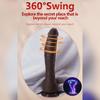 Powerful Dildo Dildoliquid Electric Black Silicone Vibrating Phallus With Strong Motorhandsfree Suctionrealistic Soft Texturegspot Pleasure Toy