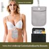 Elegant Nylon Coin & Card Holder: Ultra-Thin, Close-Fit & Hidden Style Travel Bag for Women