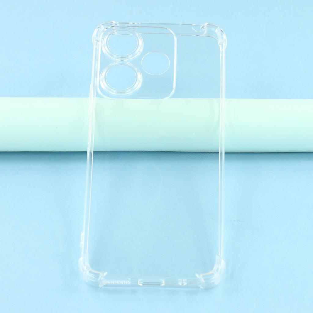 Dla Xiaomi Redmi 13x 4G Etui na telefon Wzmocnione Cztery Rogi Odporne na Upadki Przezroczyste Etui TPU