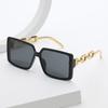 Fashion Large Frame Square Sunglasses UV Protective Sunglasses Sunshade Sun Glasses Men Windproof Cycling Eyewear