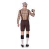 Oktoberfest Clothing Plaid Overalls Suit Women's Bavarian Ding Dong Clothing Bottom Shirt